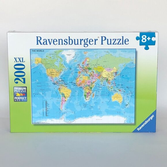 New sealed Ravensburger 200XXL Puzzle-Map of the World - Picture 11 of 15